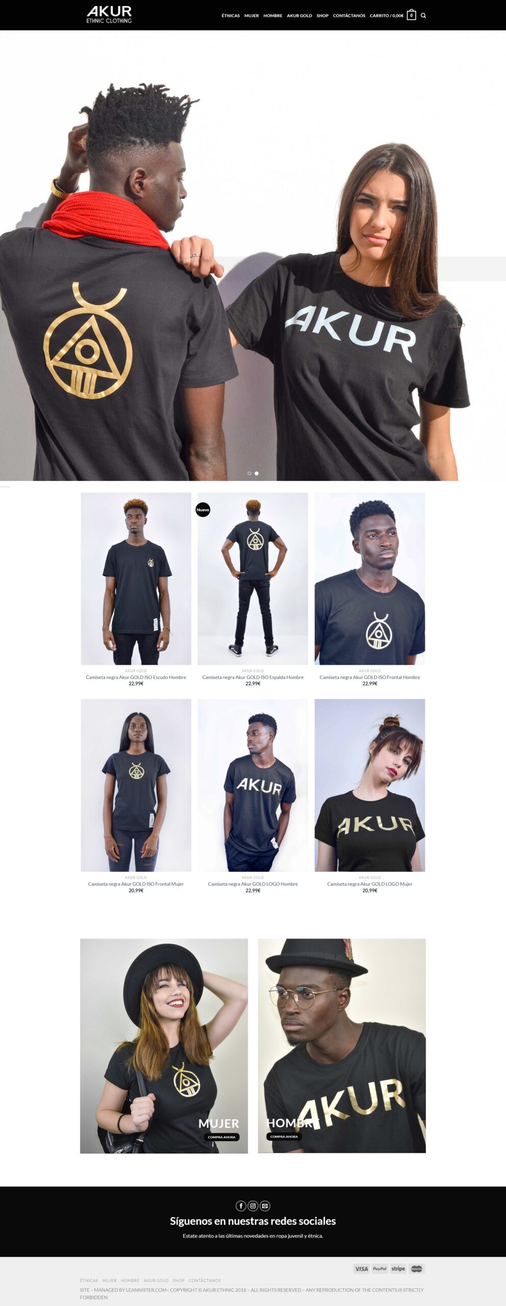 FireShot Capture 002 Camisetas doradas.Brilla este verano https www.akurethnic.com akur gold scaled LGP Lemingate Agencia de Publicidad AKUR GOLD